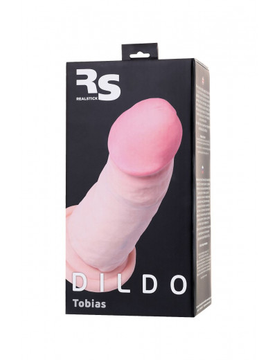 Телесный реалистичный фаллоимитатор RealStick Elite DILDO Tobias - 18 см.