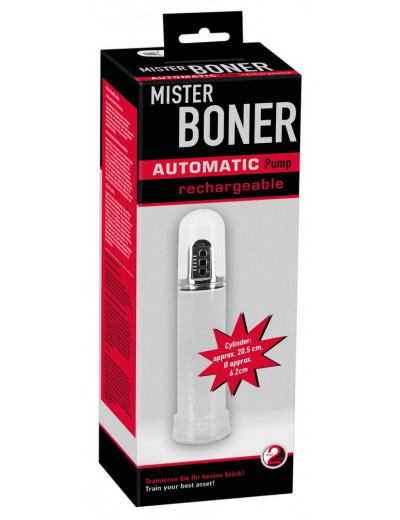 Белая автоматическая вакуумная помпа Mister Boner