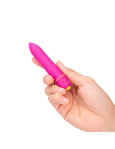 Розовая вибропуля Pink Vibe Power Bullet - 9 см.