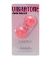 Розовые вагинальные шарики Vibratone DUO-BALLS