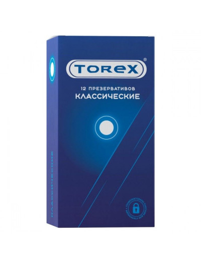 Гладкие презервативы Torex  Классические  - 12 шт.