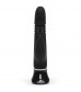 Черный хай-тек вибратор Greedy Girl Thrusting Rabbit Vibrator - 22,8 см.