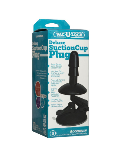 Плаг на присоске Vac-U-Lock Deluxe Suction Cup Plug Accessory