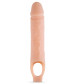 Телесный реалистичный фаллоудлинитель 10 Inch Silicone Cock Sheath Penis Extender - 25,4 см.