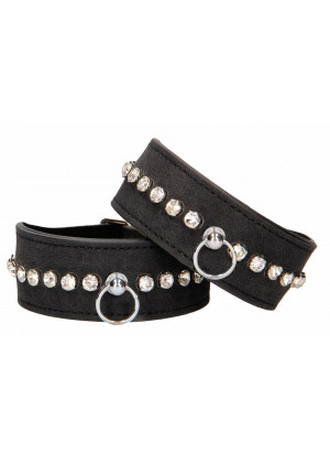 Черные поножи Diamond Studded Ankle Cuffs