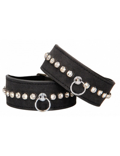 Черные поножи Diamond Studded Ankle Cuffs