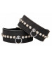 Черные поножи Diamond Studded Ankle Cuffs