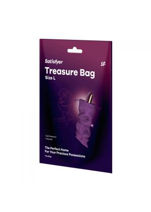 Фиолетовый мешочек для хранения игрушек Treasure Bag L