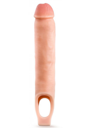 Телесная насадка-удлинитель 11.5 Inch Silicone Cock Sheath Penis Extender - 29,2 см.