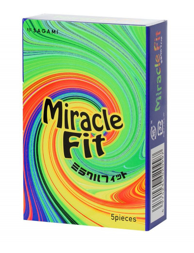 Презервативы Sagami Miracle Fit - 5 шт.