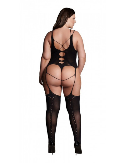 Эффектный боди-комбинезон Elara VII Bodystocking with Open Cups