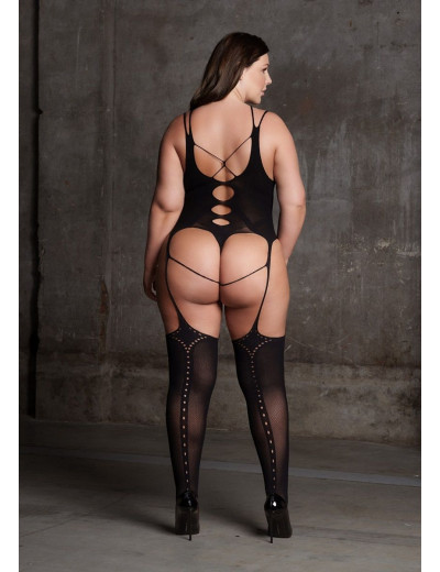 Эффектный боди-комбинезон Elara VII Bodystocking with Open Cups