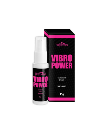 Жидкий вибратор Vibro Power со вкусом тутти-фрутти - 15 гр.