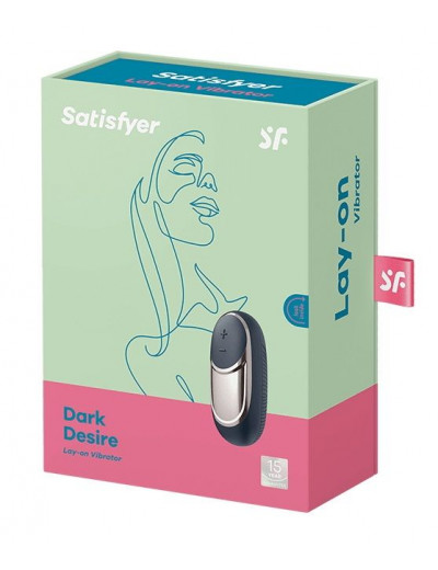 Черный вибромассажер Satisfyer Dark Desire