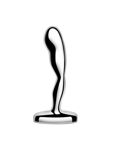 Стальной стимулятор простаты Stainless Steel Prostate Plug - 11,5 см.