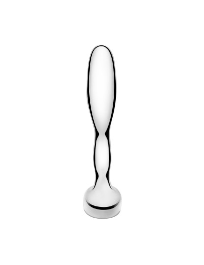 Стальной стимулятор простаты Stainless Steel Prostate Plug - 11,5 см.