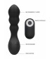 Черный массажер простаты с пультом N 78 Rechargeable Anal Stimulator - 12 см.