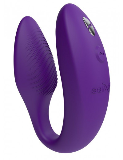 Фиолетовый вибратор для пар We-Vibe Sync 2