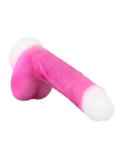 Розовый ротатор-реалистик Roxy 8 Inch Gyrating Dildo - 21,6 см.