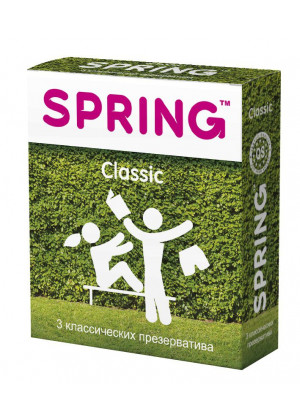 Классические презервативы SPRING CLASSIC - 3 шт.