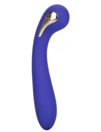 Фиолетовый вибромассажер с электростимуляцией Intimate Estim Petite G Wand - 19 см.