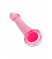 Розовый нереалистичный фаллоимитатор Jelly Dildo XL - 22 см.