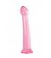 Розовый нереалистичный фаллоимитатор Jelly Dildo XL - 22 см.