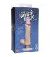 Вибромассажер-реалистик на присоске The Realistic Cock ULTRASKYN Vibrating 8”- 23,5 см.