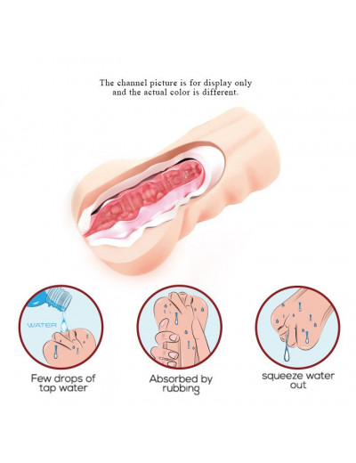 Мастурбатор со входом в виде вагины и эффектом смазки
