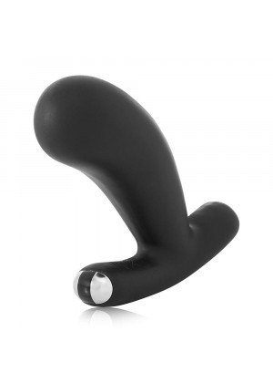 Черный вибромассажер простаты Nuo Vibrating Butt Plug - 10 см.