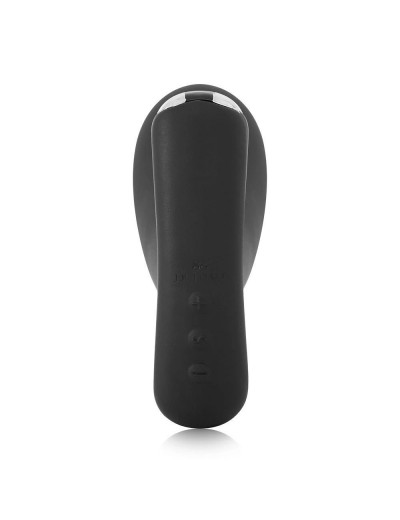 Черный вибромассажер простаты Nuo Vibrating Butt Plug - 10 см.