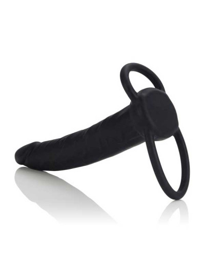 Насадка на пенис Silicone Love Rider Dual Penetrator для двойного проникновения - 14 см.