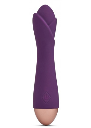 Фиолетовый вибратор Ooh La La Flower Vibrator - 18 см.