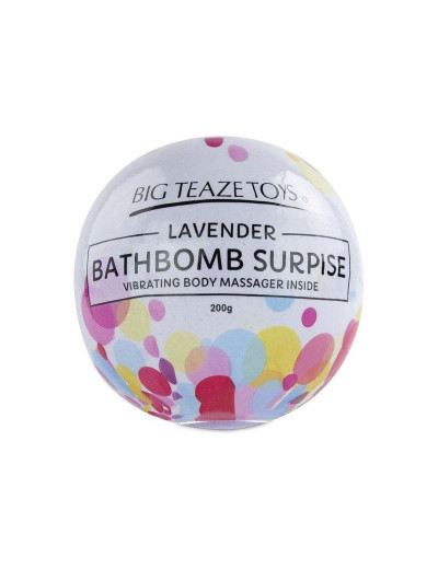 Бомбочка для ванны Bath Bomb Surprise Lavander + вибропуля