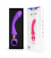 Фиолетовый изогнутый вибромассажер Moon Vibrator - 21,1 см.