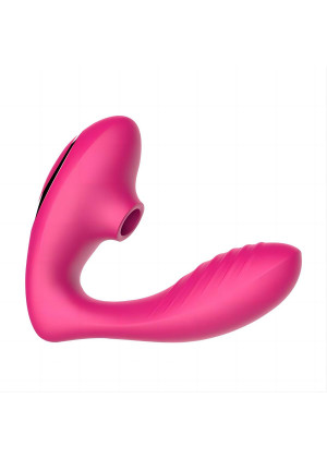 Розовый вибромассажер Clitoral Sucking Vibrator OG для стимуляции клитора и точки G