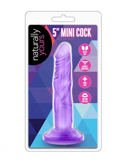 Фиолетовый фаллоимитатор 5 Inch Mini Cock - 14,6 см.