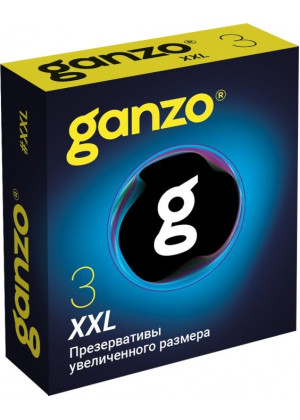 Презервативы увеличенного размера Ganzo XXL - 3 шт.