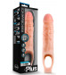 Телесный реалистичный фаллоудлинитель 9 Inch Silicone Cock Sheath Penis Extender - 22,86 см.