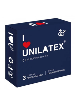 Ультрапрочные презервативы Unilatex Extra Strong - 3 шт.