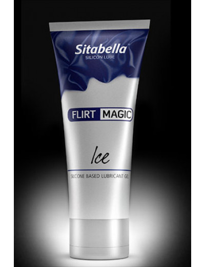 Силиконовая гель-смазка FLIRT MAGIC Ice с лёгким пролонгирующим эффектом - 75 мл.