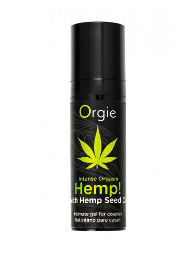 Возбуждающий интимный гель для пар ORGIE Hemp Intense Orgasm - 15 мл.