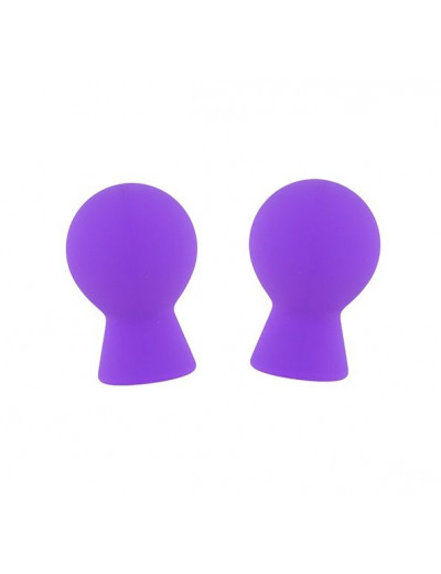 Фиолетовые присоски для груди LIT-UP NIPPLE SUCKERS SMALL PURPLE