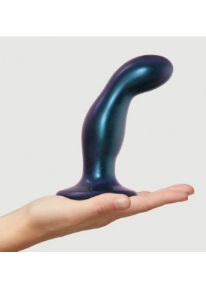 Темно-синяя насадка Strap-On-Me Dildo Plug Snaky size M