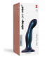 Темно-синяя насадка Strap-On-Me Dildo Plug Snaky size M