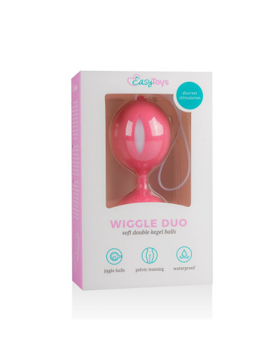 Розовые вагинальные шарики Wiggle Duo