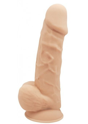 Телесный реалистичный фаллоимитатор DILDO 8.5INCH FLESH - 21,6 см.