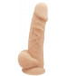 Телесный реалистичный фаллоимитатор DILDO 8.5INCH FLESH - 21,6 см.