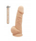 Телесный реалистичный фаллоимитатор DILDO 8.5INCH FLESH - 21,6 см.