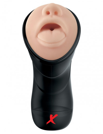 Мастурбатор-ротик Deep Throat Vibrating Stroker